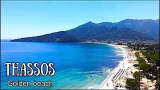 GREECE THASSOS Golden beach [upl. by Kosel]