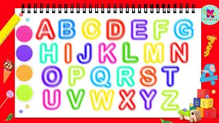 Abcdefg  Abcd  Alphabet letters  Abc song  Kids World [upl. by Coben]