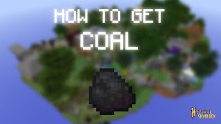 Hypixel Skyblock Stranded How To Get Coal [upl. by Swords]