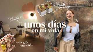 unos días tranquilos y reales conmigo vlog 🌟 desconectando de rrss amp girl therapy 🧘🏼‍♀️🍞 irene rain [upl. by Ahsemik]