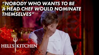 Gordon Isnt Impressed With Katie Nominating Herself  Hells Kitchen [upl. by Grim]