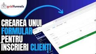 Crearea unui formular pentru inscrieri clienti [upl. by Kcirderfla45]