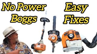 Easy Fix For Stihl Blower Trimmer amp Hedger  No Power  Boggs Learn How To Repair Like A Pro [upl. by Shara]