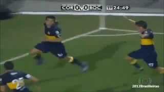 Narração do Gol do Riquelme Boca X Corinthians Cleber Machado e Zizao  Caixa Caixa [upl. by Dillon]