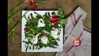 SALADE ASPERGES ET BURRATA  Recette Printemps Petite Bette [upl. by Lilllie171]