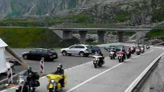 Gotthard Pass Motorcycle Summer Driving [upl. by Ayeka]