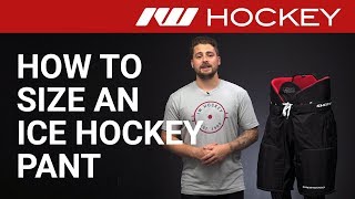 How to Size an Ice Hockey Pant [upl. by Doretta]