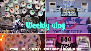 WEEKLY VLOG  New Orleans Krewe of boo parade making eyeball JellO shots girls night Halloween [upl. by Rai]