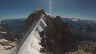 Cresta di Peuterey  Monte Bianco [upl. by Enelrahs326]