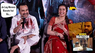 Pankaj Tripathi Reaction on Memes and Memes Makers and Shraddha Kapoor Can’t Stop her Laugh [upl. by Lyall]