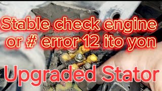 Ayaw mag start stable check engine Yamaha Aerox Nmax  Upgraded Stator [upl. by Clapp313]