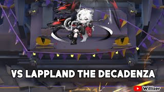 Arknights Vs Lappland The Decadenza  I Portatori Dei Velluti Final Boss [upl. by Asenab]