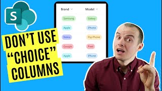 Tagging in SharePoint Managed Metadata vs Choice Columns  Nested Choices [upl. by Pozzy]