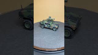 Dragon Armor die cast ready made HMMWV Humvee M1045 101 Airborne Div Baghdad 2003 172 60055 [upl. by Mohorva]