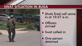 Man taken into custody after SWAT situation in Buda [upl. by Greeley]