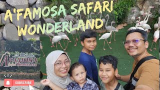 EskandarampElyasampEijaz Satu Hari Di AFamosa Safari Wonderland 🐘🫎🐆🦁🏜🏝 elysa201 [upl. by Rossuck548]