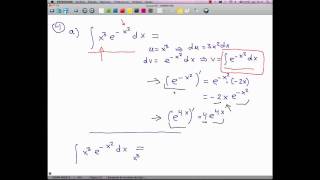 Integral de polinomio por exponencial de x2 parte 1 [upl. by Towill180]