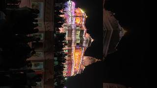 प्रेम मंदिर में रात का दृश्य prem mandir chlore vrindavandhamshorts trading premmandir [upl. by Arhez]