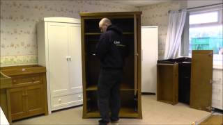 Flat Pack Wardrobe Assembly made easy [upl. by Nabatse542]