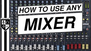 How To Use a Mixer for Live Sound amp Studio Recording [upl. by Dorris243]