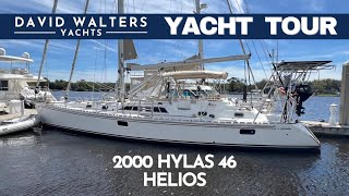 2000 Hylas 46  HELIOS  The perfect couples cruiser  Walkthrough amp Video Tour [upl. by Luo]