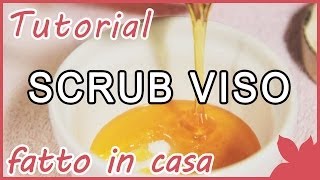 Tutorial Scrub Viso fatto in casa [upl. by Eleynad]