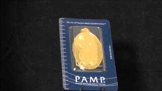 Pamp 1 Ounce Oval Gold Investment Bar 9999 [upl. by Adnawed]