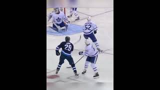 Jets vs leafs 40 comeback winnipegjets torontomapleleafs nhl hockey jets leafs nhlhockey [upl. by Marguerita]