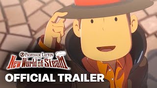 Professor Layton and the New World of Steam – Official Release Window Gameplay Trailer [upl. by Neyuh]