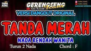 TANDA MERAH KARAOKE Ade Astrid  BAJIDOR [upl. by Caspar]