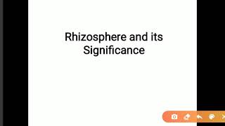 Rhizosphere and its significance Environment Microbiology [upl. by Aysahc]