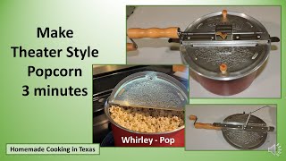 How to Use Whirley Pop Stove Top Popcorn [upl. by Remlap]