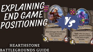 Hearthstone Battlegrounds Guide  Late Game Positioning  Explaining All Decisions [upl. by Anyg723]