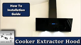 How To Install a Cooker Extractor Hood SIA TAG90BL [upl. by Letnuahs]