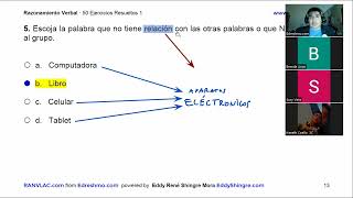 Razonamiento Verbal  TEMA Categorización TEMA Analogías  20 ejercicios resueltos Término Excluido [upl. by Reizarf]