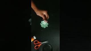 Easy paper flower design youtubeshorts paper flower craft ideas  viralvideo  shotrs  craft [upl. by Tony]