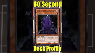 60 Second Skull Servant Deck Profile yugioh shorts [upl. by Sonja]