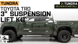 20222023 4WD Tundra Toyota 3Inch TRD Suspension Lift Kit Review amp Install [upl. by Venu]