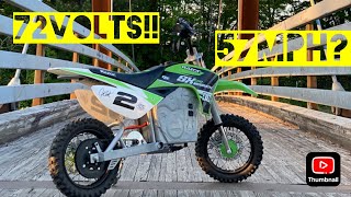 Giving my electric SX500 Razor dirt bike a MASSIVE power upgrade 57 mph [upl. by Haneehs]