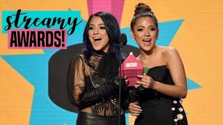 Presenting at the Streamys w Gabi Niki DeMar [upl. by Beryl]