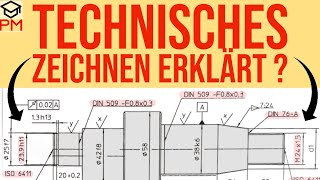 Was ist das TECHNISCHE ZEICHNEN erklärt   AUSBILDUNG METALL  STUDIUM [upl. by Terryn522]