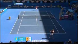 Vera Zvonareva vs Bojana Jovanovski 2011 AO highlights [upl. by Ecertal64]