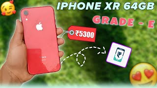 I Bought Iphone xr From cashify super at ₹5300 only  Grade E Unboxing  cashify super sale [upl. by Sapowith]