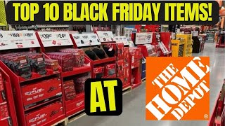 Top 10 Items You NEED To Buy At Home Depot During Their Black Friday 2023 Event [upl. by Airdnekal]