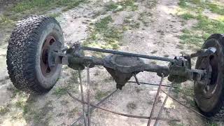 Redneck bush hog made from old axle [upl. by Avad]