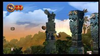 Donkey Kong Country Returns  15 Canopy Cannons [upl. by Anaiek]