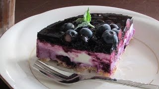 How to make Blueberry Nobake Cheese Cake [upl. by Atazroglam]