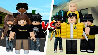 Ang LABAN Ng BLACK GANG Vs YELLOW GANGBrookhaven RP [upl. by Gorrian]