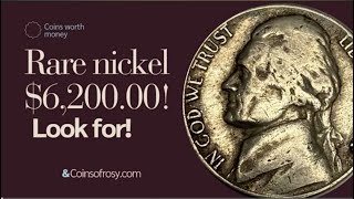 THESE NICKELS ARE WORTH MONEY  RARE NICKEL COINS TO LOOK FOR IN POCKET CHANGE COINS WORTH MONEY [upl. by Kyne]