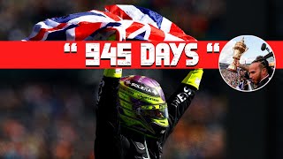 945 DAYS  LEWIS HAMILTON TRIUMPH IN THE STORM [upl. by Hattie105]